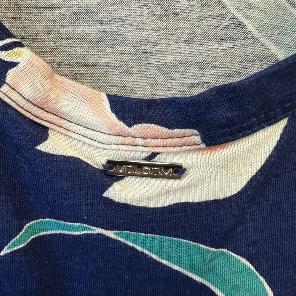 Volcom Navy Floral Maxi Sun Dress - Picture 6 of 10